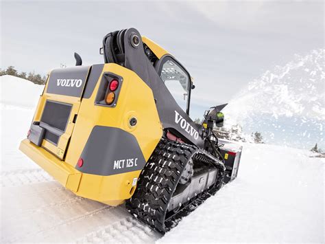 volvo skid steer snow blower|snowblower attachment for skid steer.